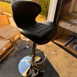 Black Bar Stool