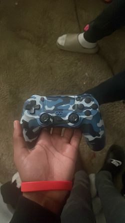 Blue camo ps4 controller lmk