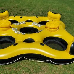 Bestway Rapid Rider Quad Floating River/Lake Party Tube