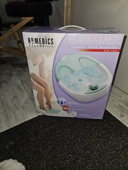 Homedics Bubble Mate Luxury Foot Bubbler with Heat Model BB-50 (NEW)