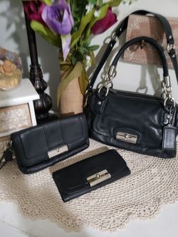 Coach Purse Wallet Clutch Set
