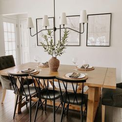 Custom Designed Farmhouse Dining Tables. 
