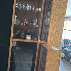 Entertainment Center With Lights 