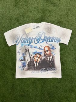 Vale Dreams Rhinestone Graphic White Tee