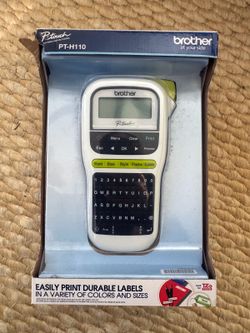 Brother P-touch PT-H110 Handheld Label Maker with Original Box
