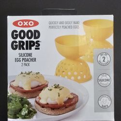 OXO GOOD GRIPS SILICONE EGG POACHER 2 PACK