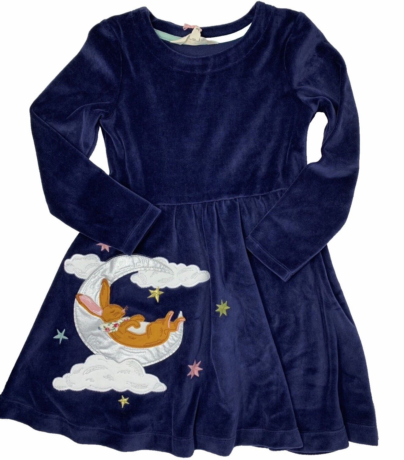 Mini Boden girls velvet dress 5/6