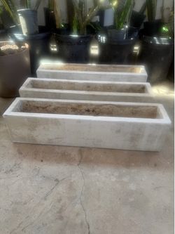 Concrete planters