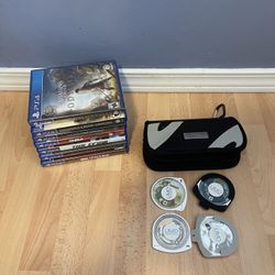 PSP And PS4 Game Lot