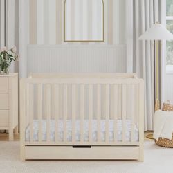 Carter’s by DaVinci Colby 4-in-1 Convertible Crib with Trundle Drawer