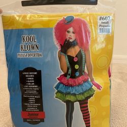 Halloween costume. Cool Clown 