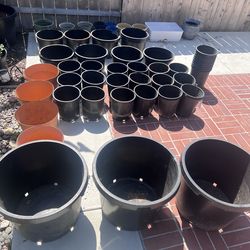 58 Planter Pots – Bulk Lot – $100 Firm (Great Deal)