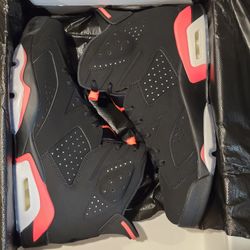 Jordan 6 Retro Black Infrared Size 10.5