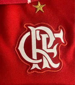 Flamengo Olympikus Men’s Red Cotton Polo - Size Large