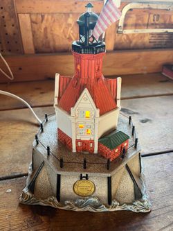 Geo. Z. Lefton Racine Reef Lighthouse Lamp (2000) – Limited Edition #8684/9500