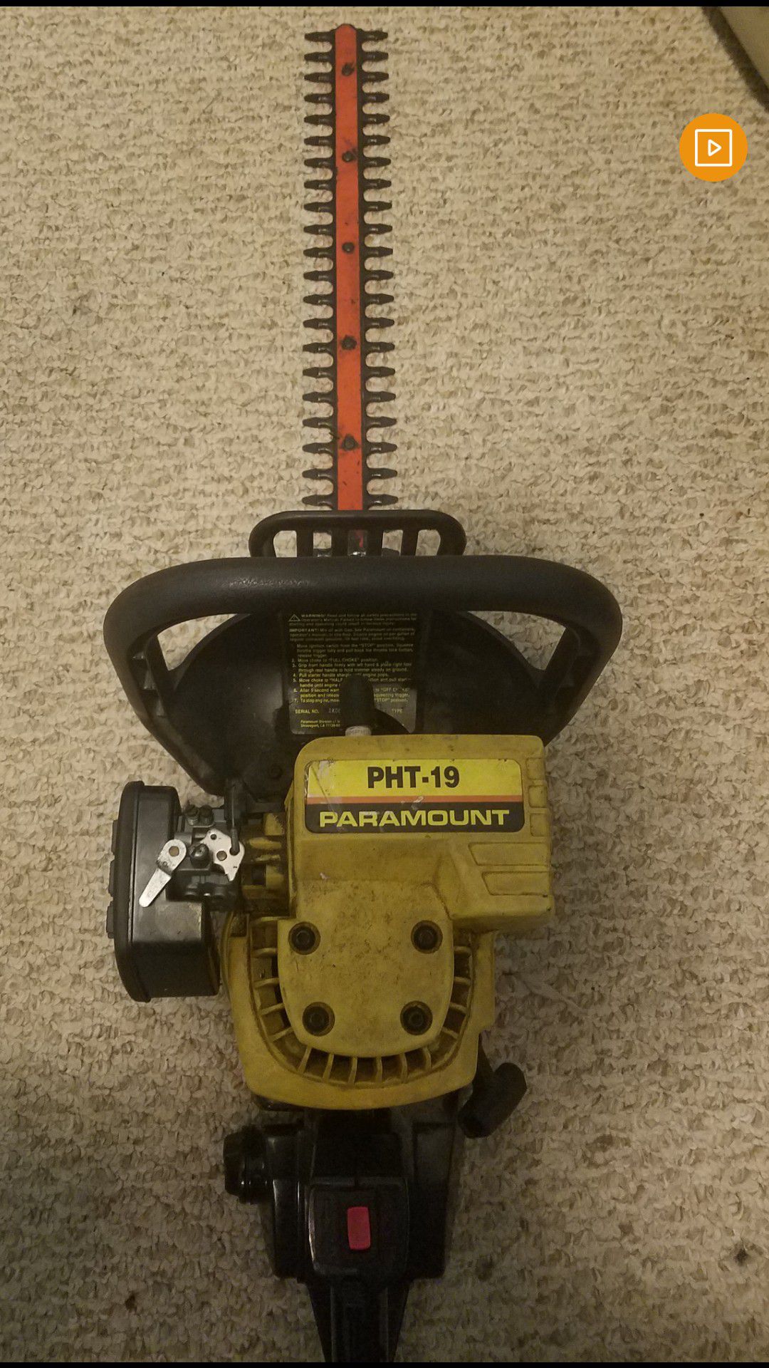 Gas powered Hedge trimmer