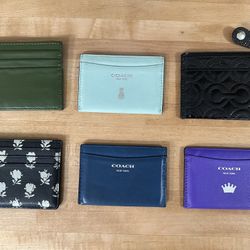 Authentic Coach And Kate Spade Card Case Wallet