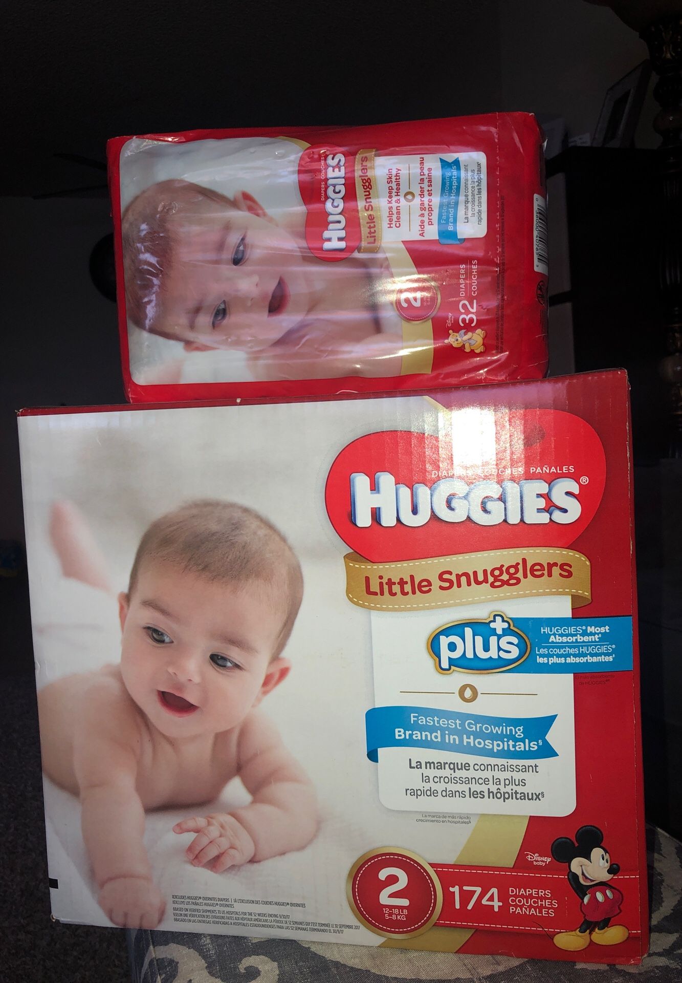 Huggies size 2 diapers #206