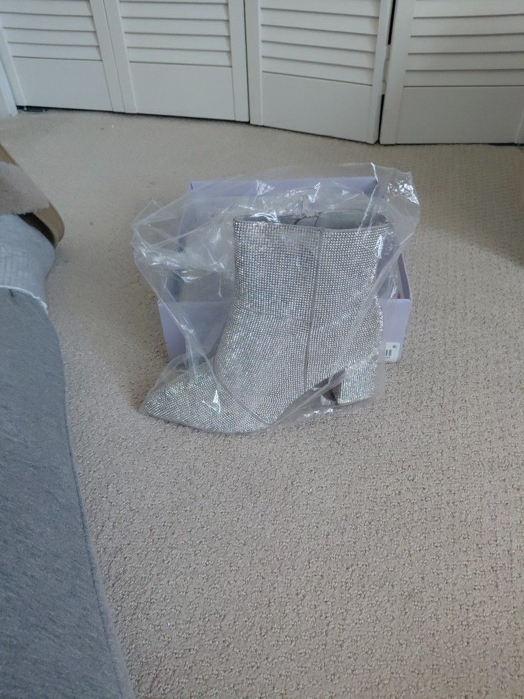 Madden Girl Sparkly Booties