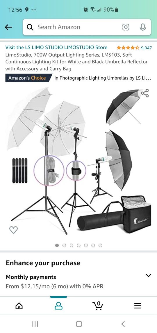 Continuous Lighting Kit For Photo Shoots