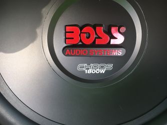 Brand new Boss Chaos 12s 1800 Watts each