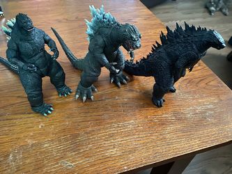 Godzilla Action Figure Lot of 3
