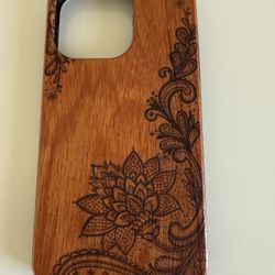 Wooden Boho  Cell Case