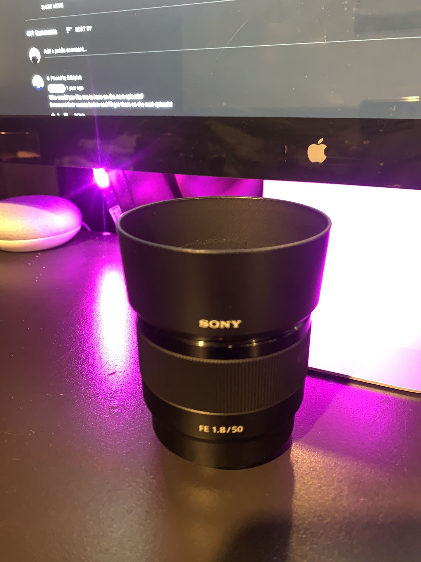 50mm 1.8 lens for sale $150 fe Mount for Sony alpha cameras