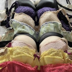 Victoria's Secret Bra lot Of 9-RARE Very sexy,Bombshell, T Shirt