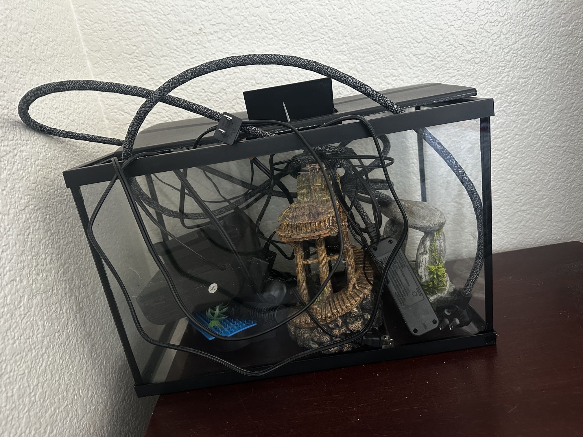 Fish Tank With Accessories 