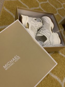 Micheal Kors Woven Leather Trainers (Brand New)