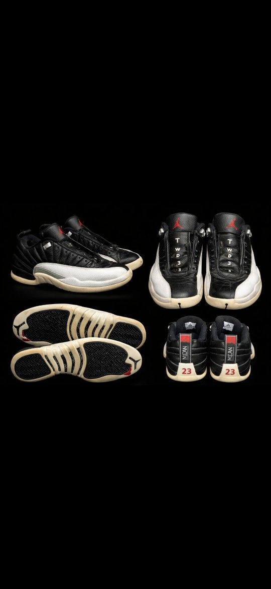 Air Jordan 12 Low “Playoffs” – Size 9