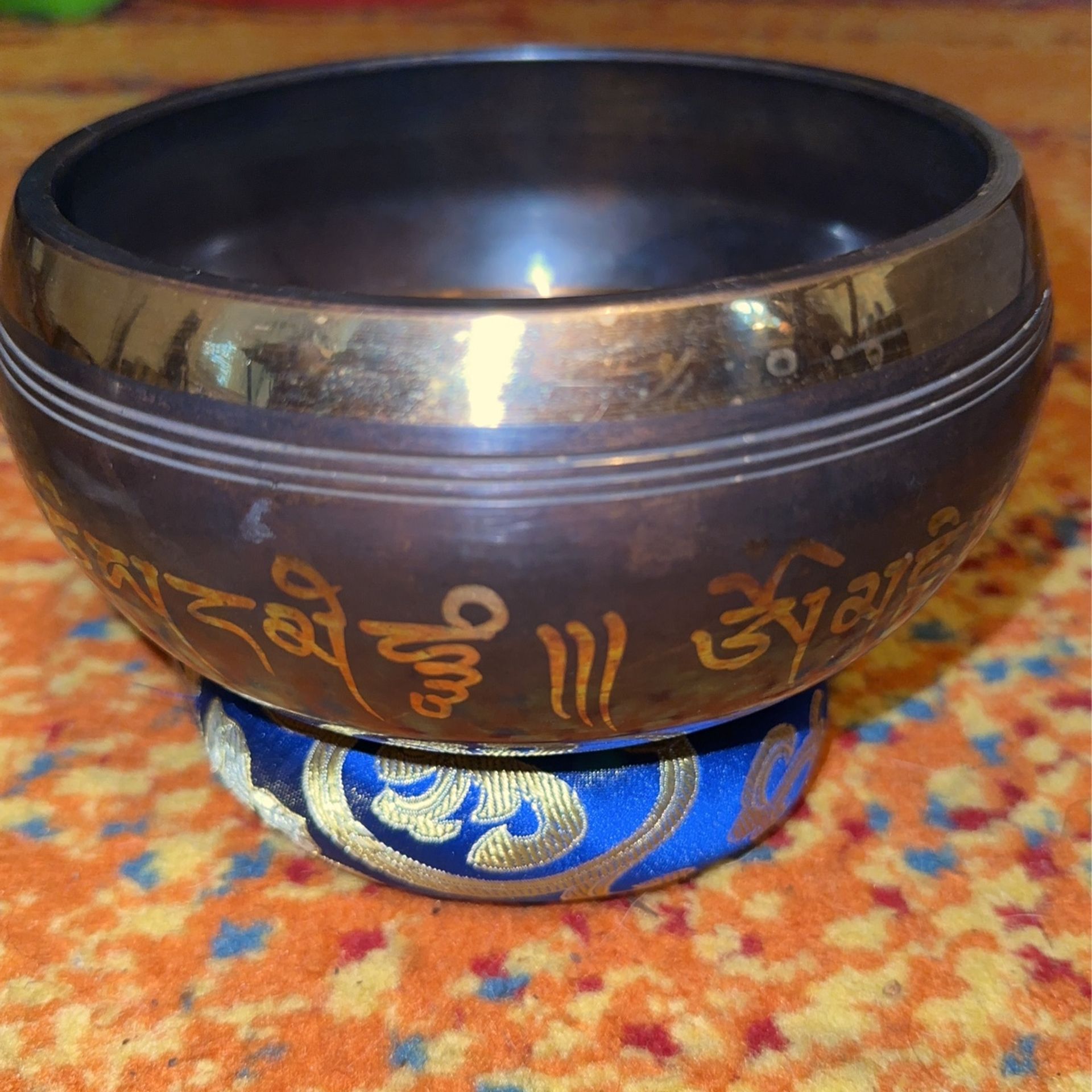 6” Tibetan Singing Bowl With Pad Donut