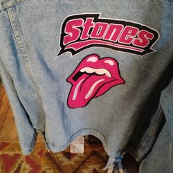 Rolling Stones jean jacket $375.00