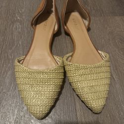 Bamboo Woven Flats - Sz 8