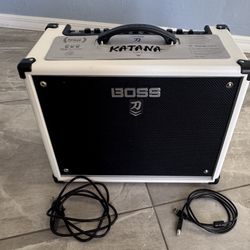Boss Katana-50 MKII White Special Edition  