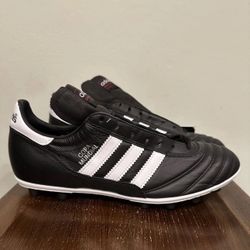 Adidas Copa Mundial Soccer Cleats Mens 10.5 Leather Black Made In Germany 