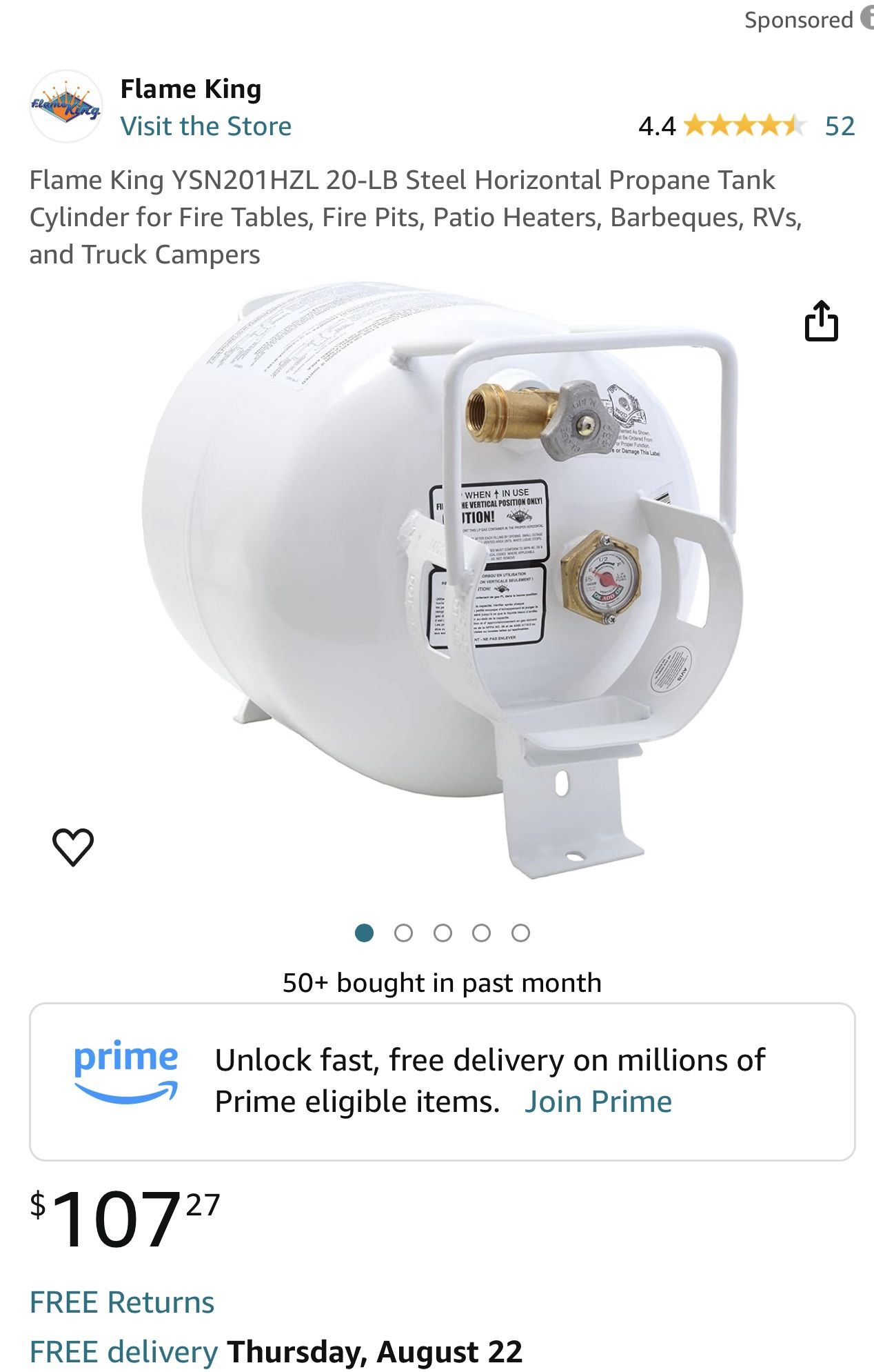 New 10lb & 20lb Propane Tanks
