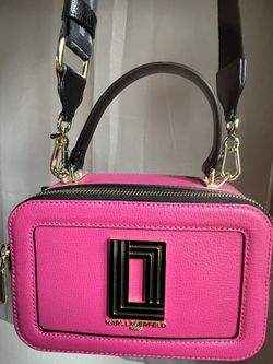 KARL LAGERFELD PARIS Women's Simone Camera Crossbody Bag