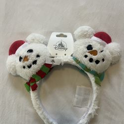 Winter Disney Snowman Ears