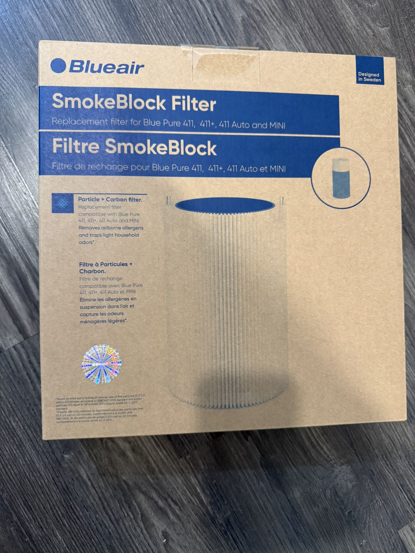 Blueair blue pure 411 series filter - NEW