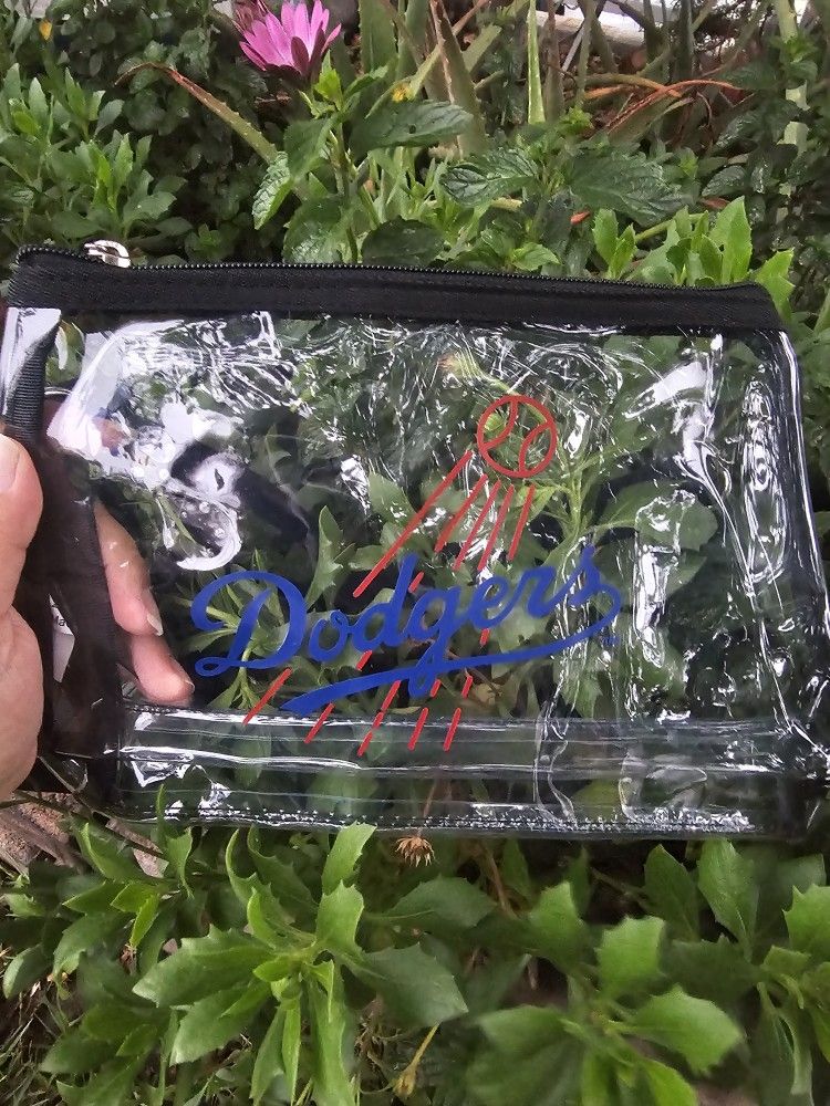New Dodgers clear crossbody bag