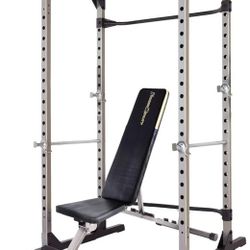 Squat & Bench Rack Power Cage + optional Bench, Belt