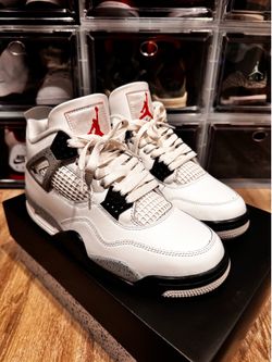 Jordan 4 white cement