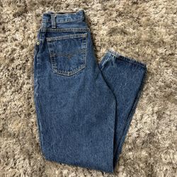 Levis Made In USA Size 9 23/26.5 Dark Wash Denim 