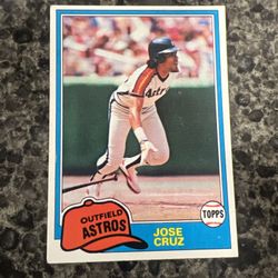 1981 Topps - Jose Cruz #105