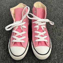 Pink High top Converse 
