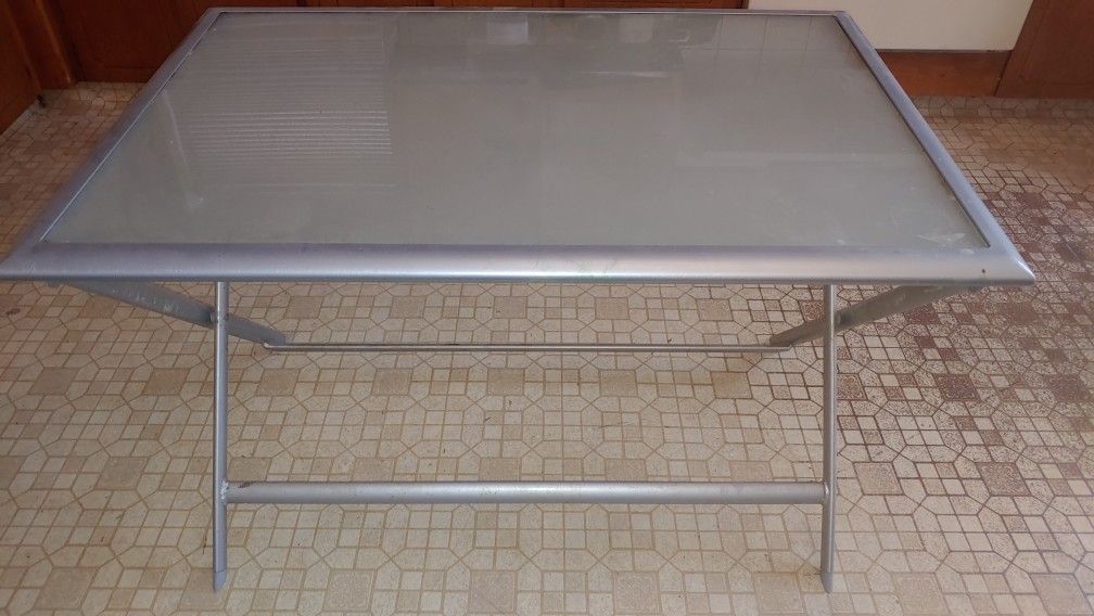 Glass Folding Table