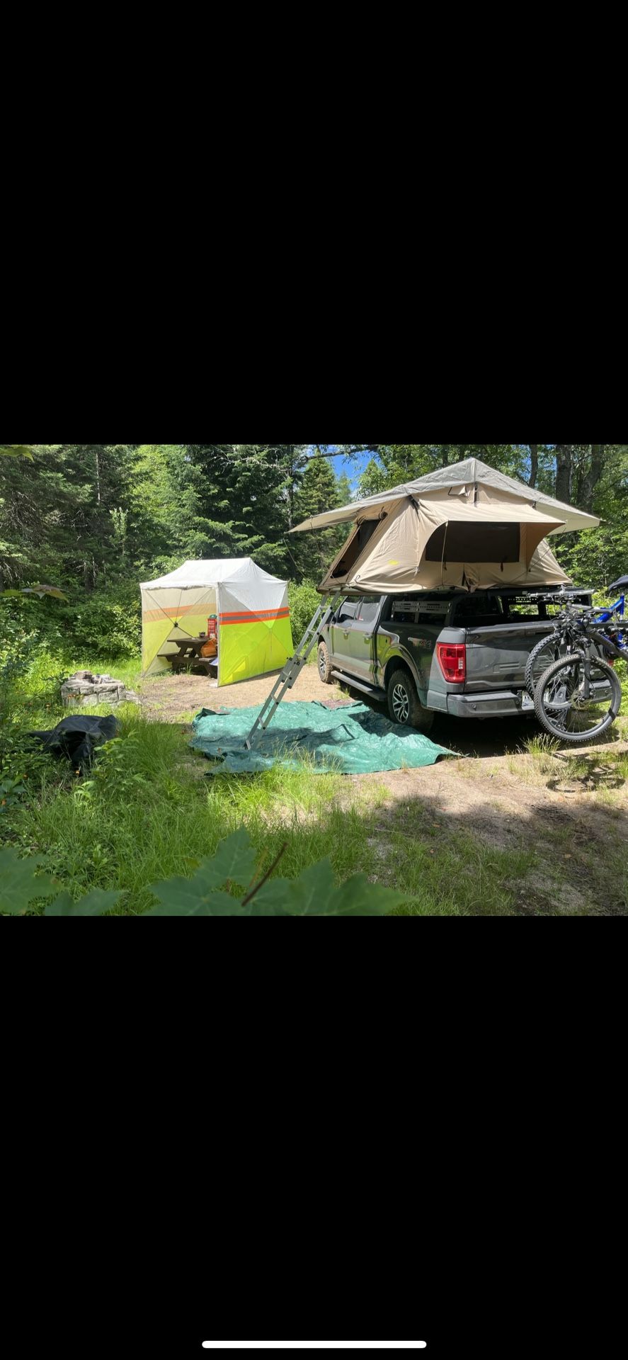 Smittybilt Tent And Fishbone Camper Rack 