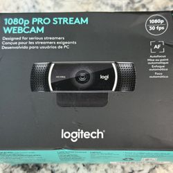 NEW! Logitech 1080p/30 fps Pro Stream Webcam - SEALED